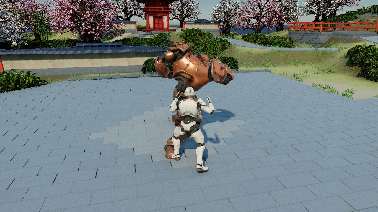 Sakura Courtyard in Unreal Engine